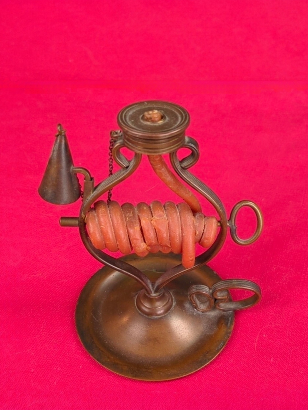 18th Century Antique Valmazan Wax Jack Sealing Wax Dispenser Collectable! (#2)